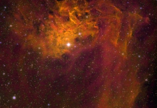 IC 405 The Flaming Star Nebula